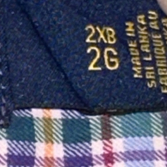 Ralph Lauren Plaid Button Down Cotton Multi Color Shirt 2XB - Picture 7 of 10